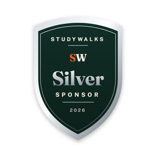 Silver Sponsor — StudyWalks · 2026 badge