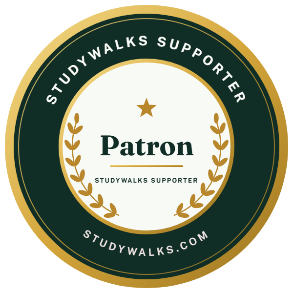 Patron — StudyWalks Supporter badge